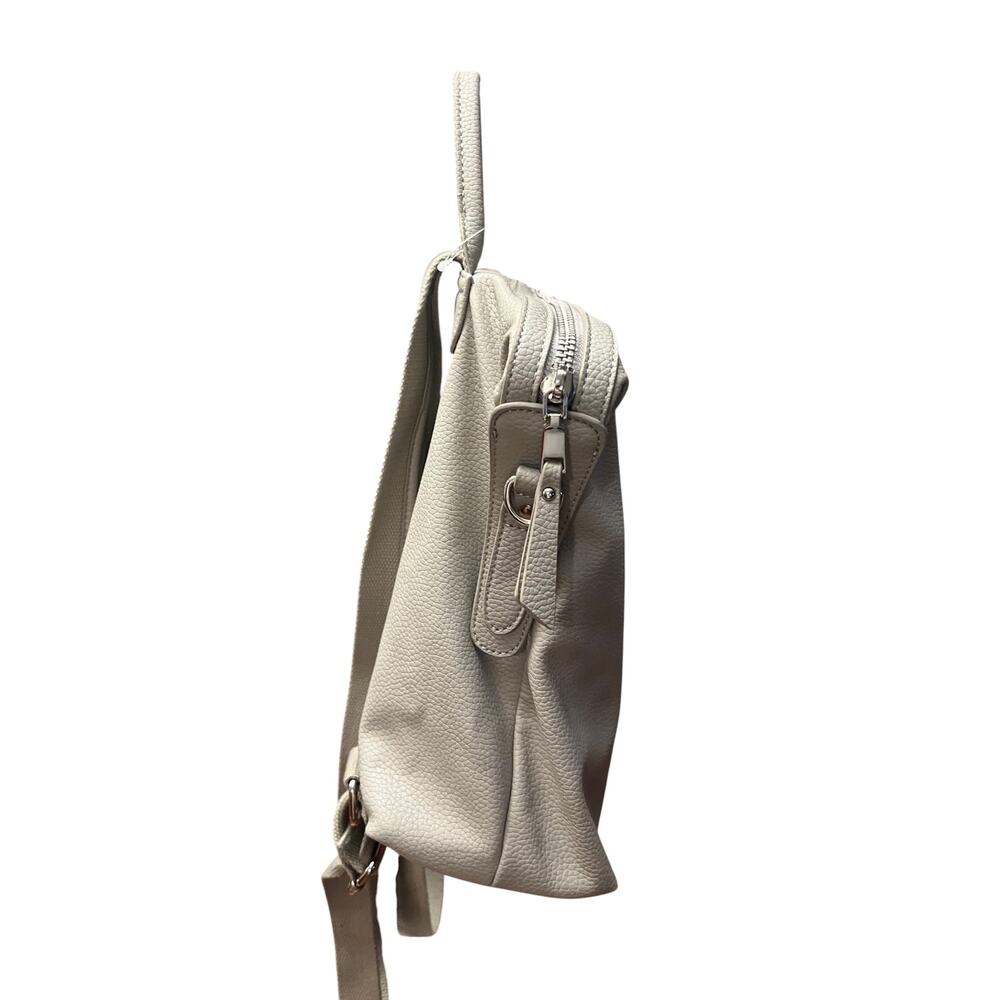 Urban Expressions Cream Vegan Leather Backpack Purse Bag Womens - Picture 9 of 13